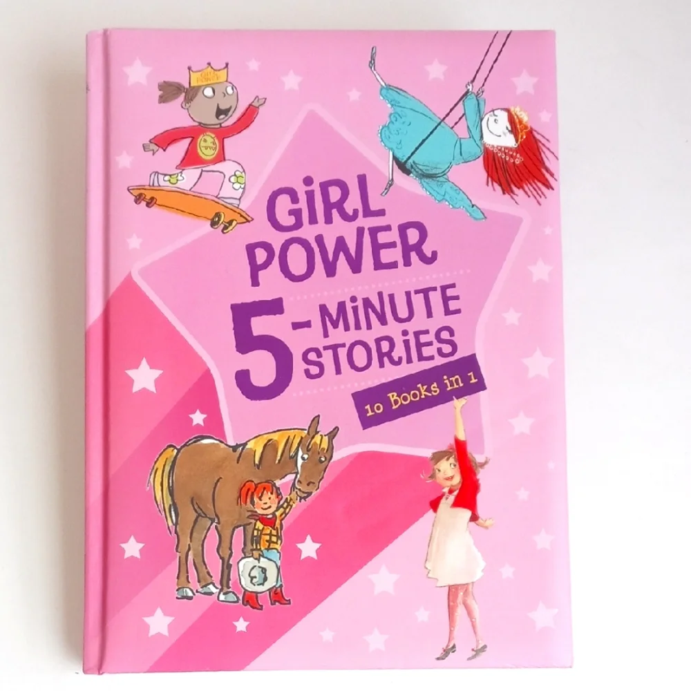 Girl Power 5-Minute Stories 10 Books in 1 Harback Book Inspiration Reading Book